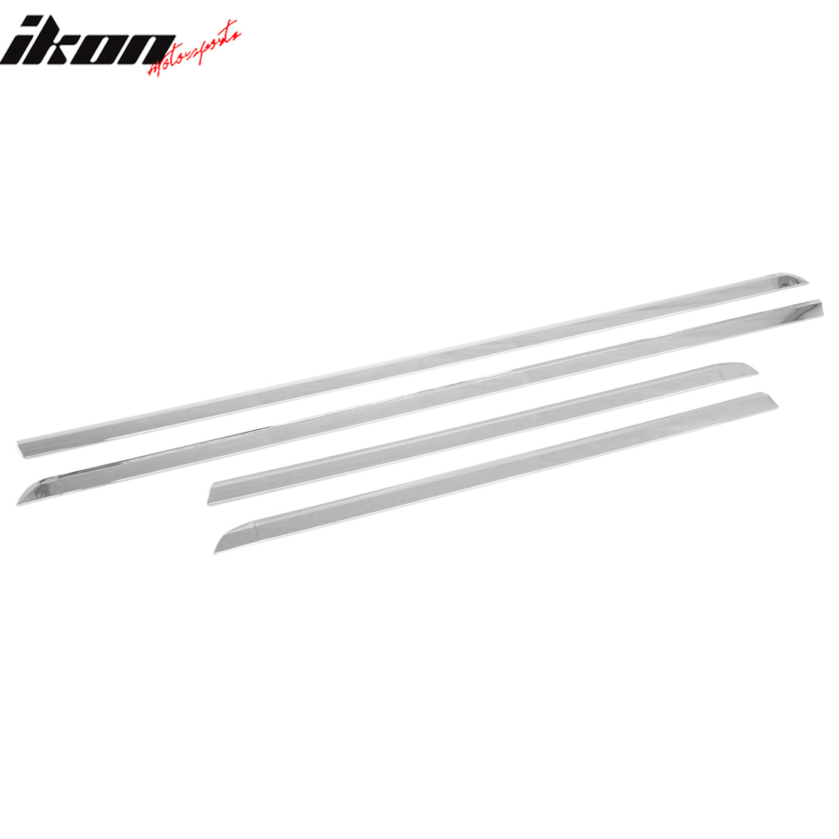Fits 06-12 Ford Fusion 4PCS Lower Door Molding Kit Mirror Finish Stainless Steel
