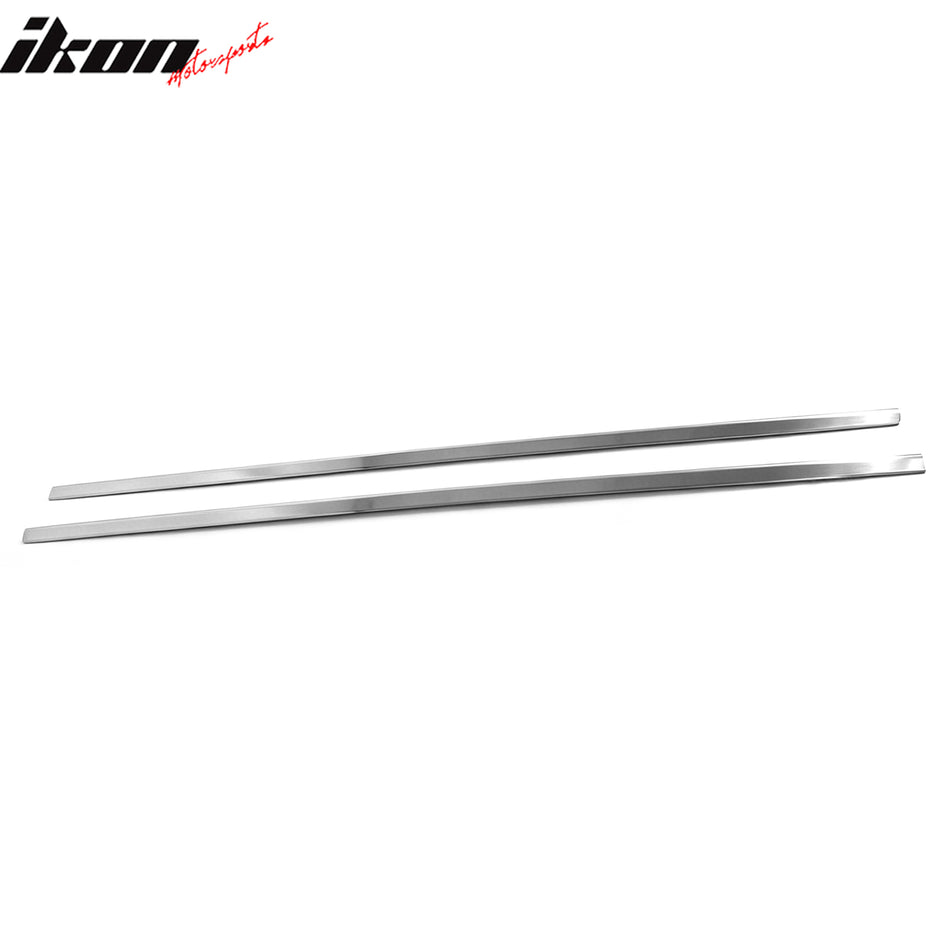 Fit 1988-2000 Chevy GMC C/K Window Belt Molding Trim Stainless Steel 2PCS