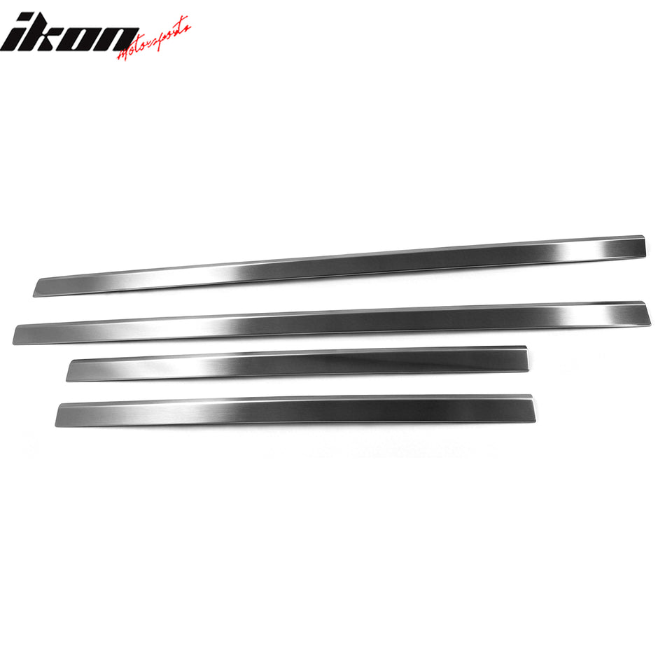 2002-2009 Chevrolet Trailblazer Window Belt Molding Trim Stainless Steel 4PCS Set
