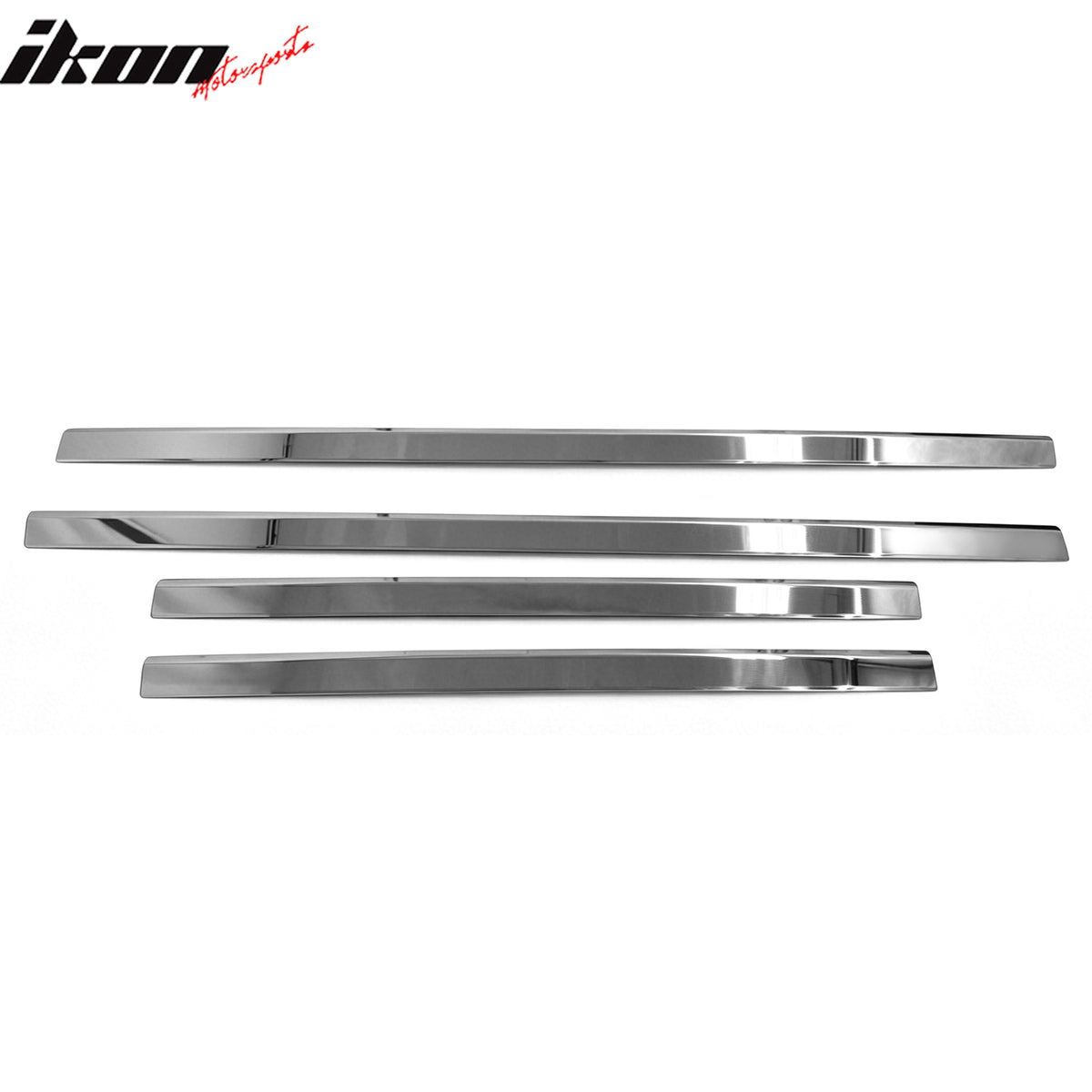 Fit 2002-2009 Chevy Trailblazer Window Belt Molding Stainless Steel 4PCS
