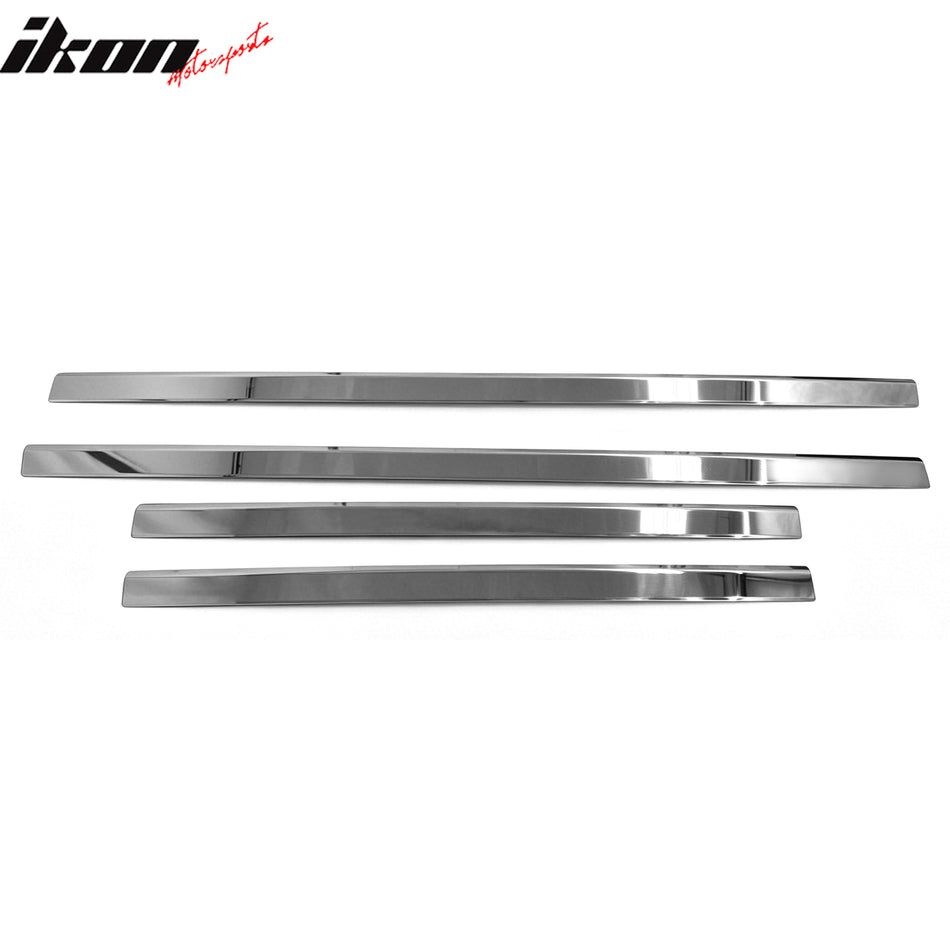Fit 2002-2009 Chevy Trailblazer Window Belt Molding Stainless Steel 4PCS