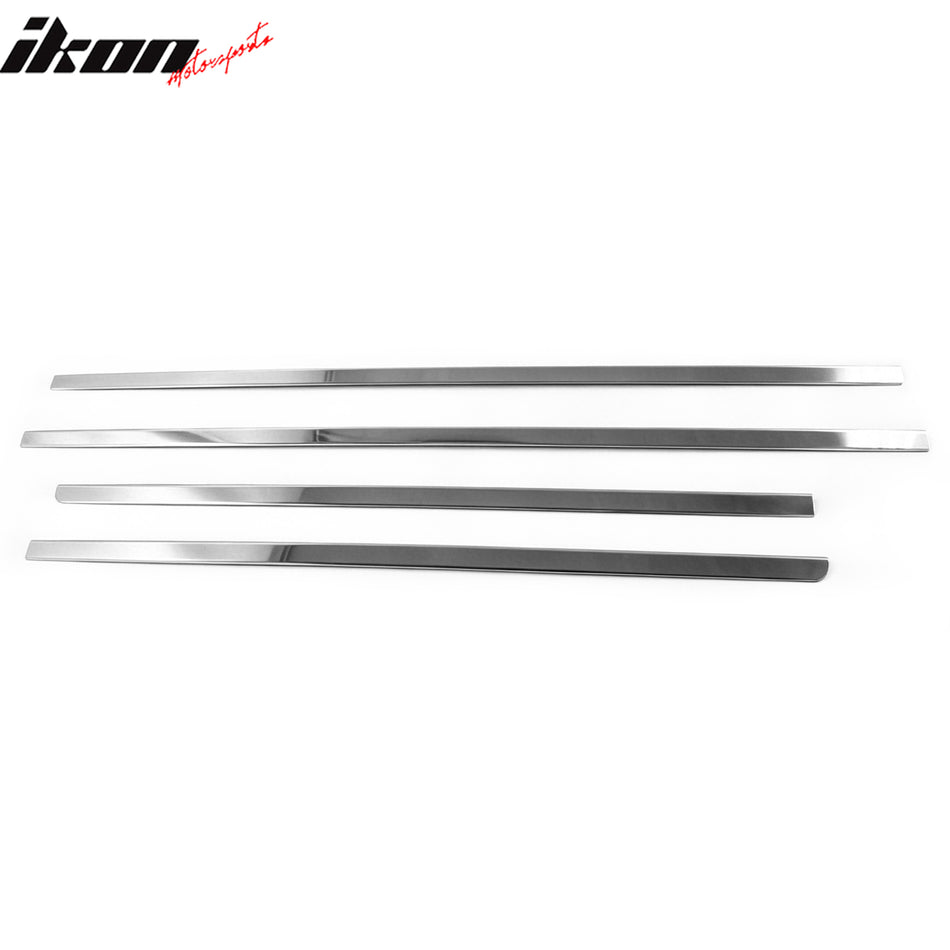 2002-2009 Dodge Ram 1500 2500 3500 Quad Cab Window Belt Molding Trim 4PCS Set