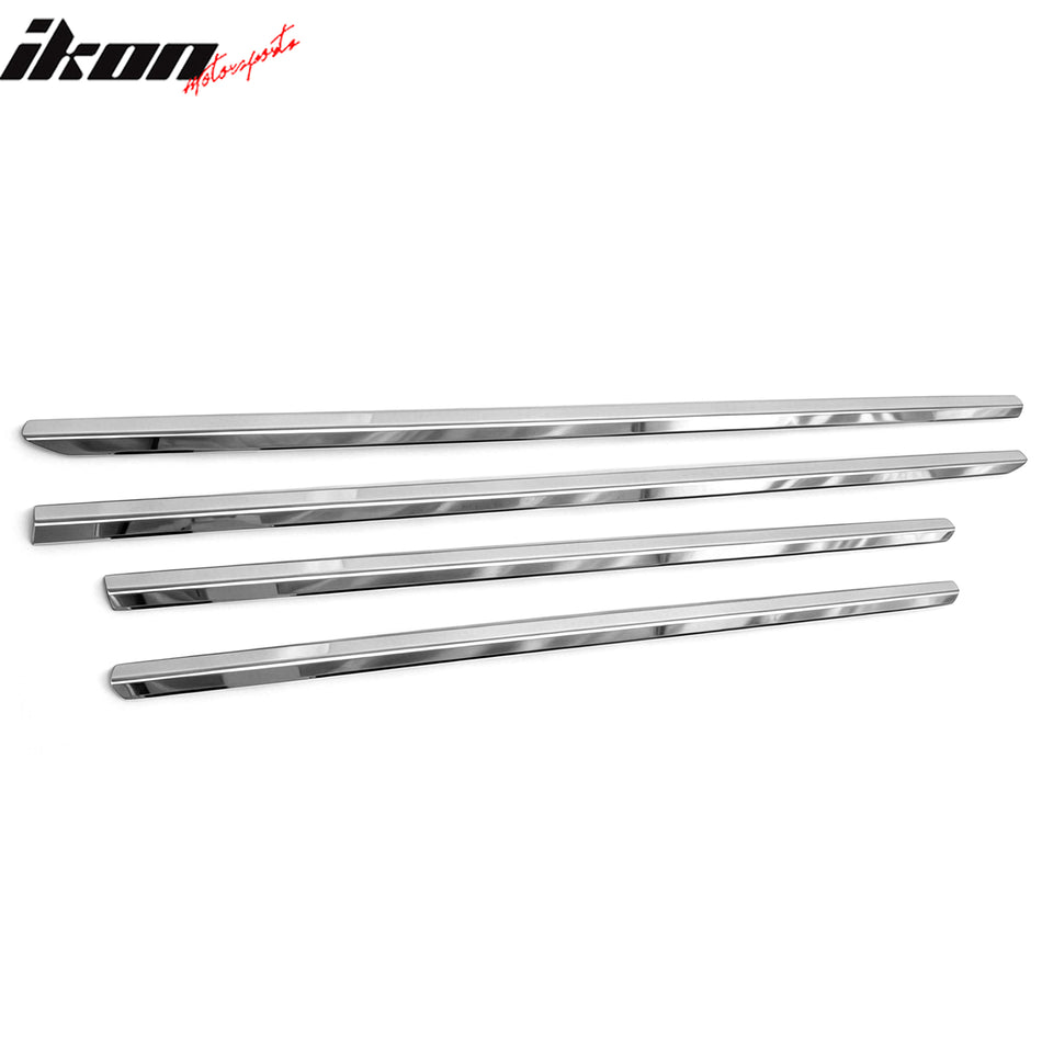 Fit 2003-2009 Mercedes-Benz E-Class W211 Sedan Window Belt Molding Trim 4PC