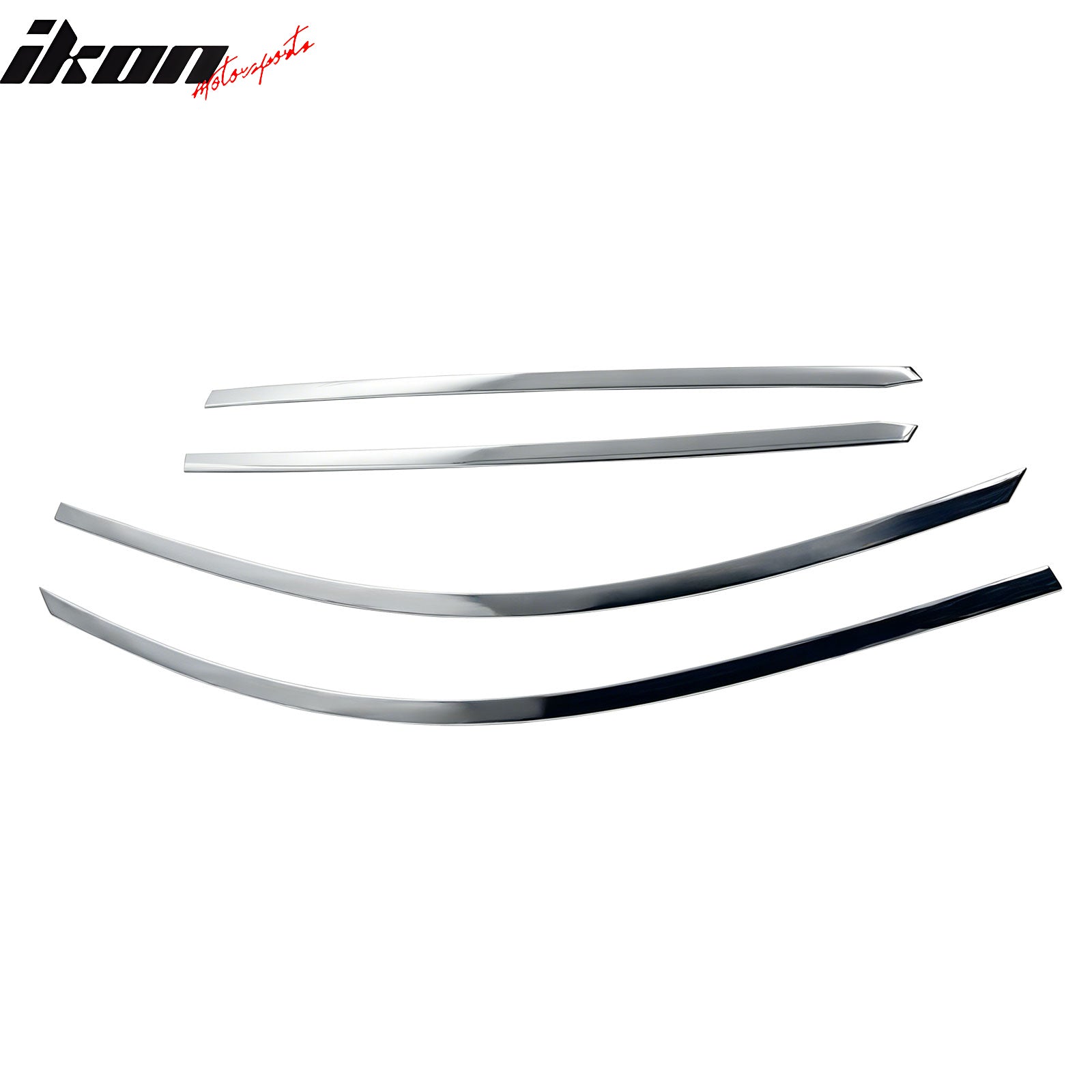 Fits 11-13 Kia Sorento 4PCS RH LH Exterior Window Top Molding Trim ABS Chrome