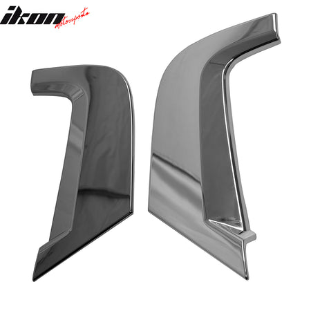 Fits 2012-2015 Honda Civic C Pillar Molding Trims Garnish Cover Chrome ABS 2PCS