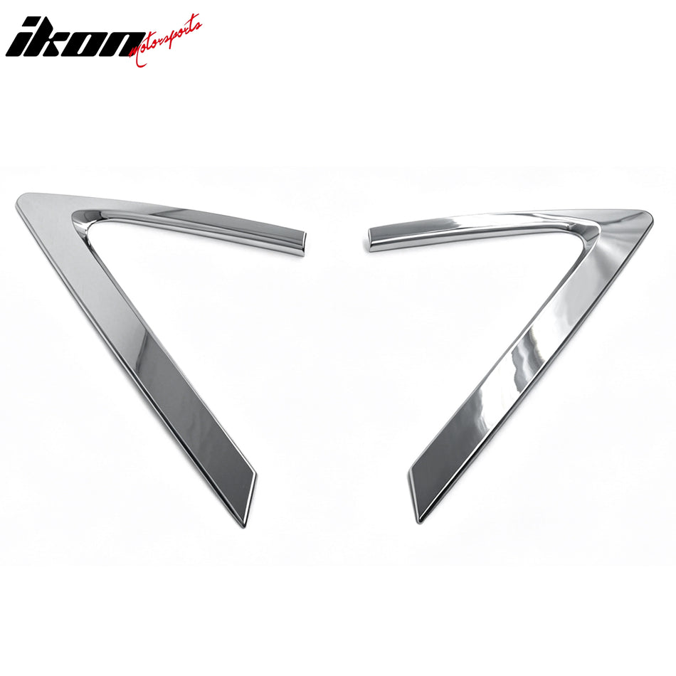 2012-2015 Hyundai Accent Sedan 4-Door Chrome 2PCS Window C Pillar Molding Trim ABS