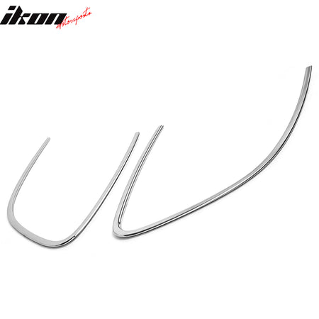 Fits 07-12 Hyundai Santa-Fe C Pillar Molding Trims Garnish Cover Chrome ABS 2PCS