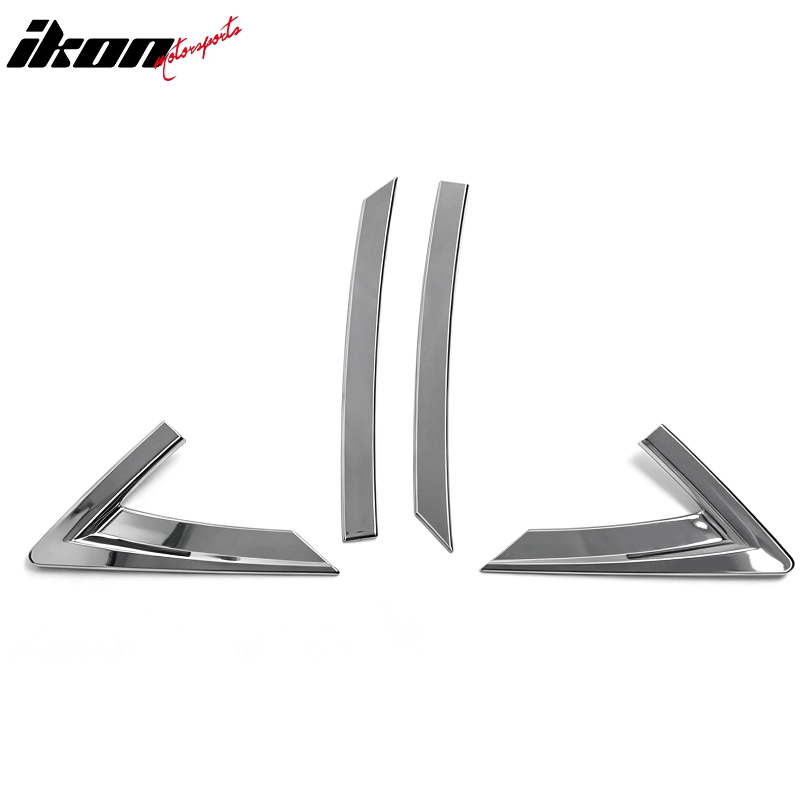 Fits 2008-2010 Hyundai Sonata C Pillar Molding Trim Garnish Chrome ABS 2PCS Set
