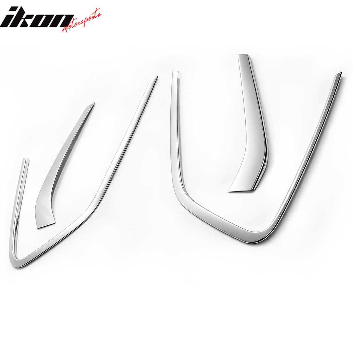 Fits 2007-2012 Kia Rondo C Pillar Molding Trims Garnish Cover Chrome ABS 2PCS