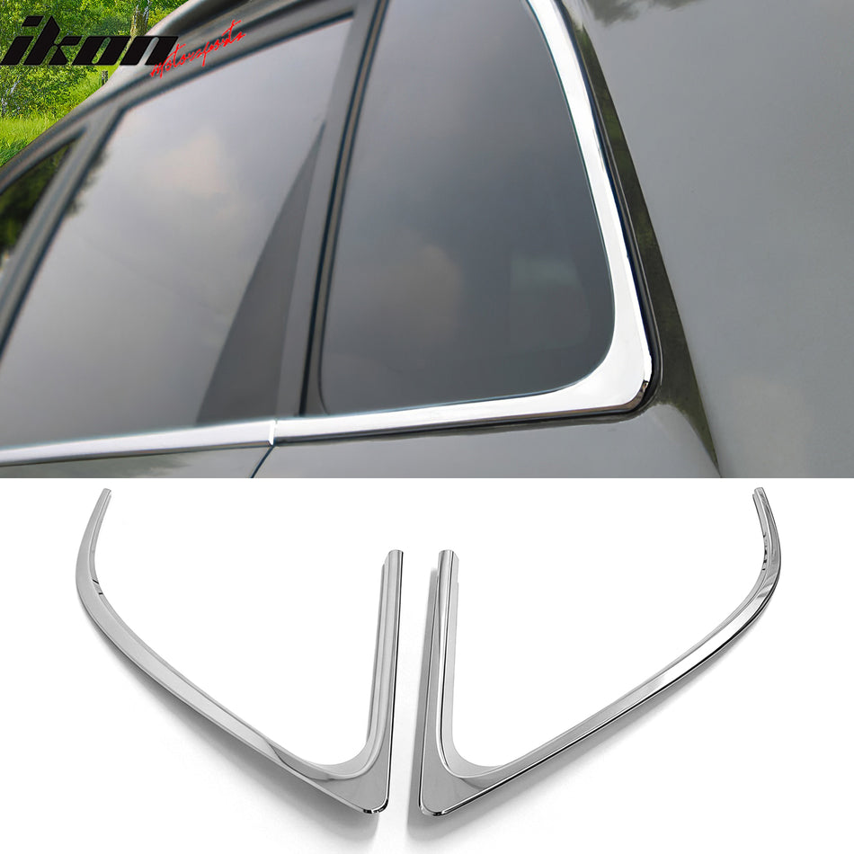2011-2015 Kia Sorento Chrome 2PCS Window C Pillar Molding Trims ABS