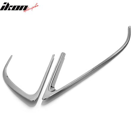 Fits 2011-2015 Kia Sorento C Pillar Molding Trims Garnish Cover Chrome ABS 2PCS
