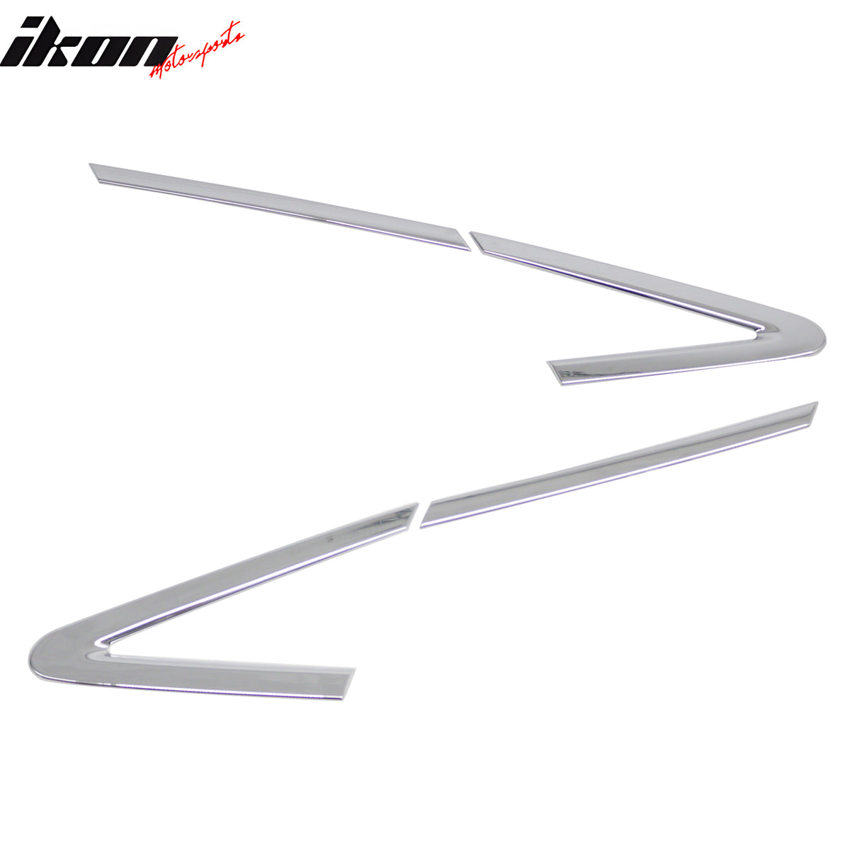 Fits 2012-2015 Honda Civic A Pillar Molding Trims Garnish Cover Chrome ABS 2PCS