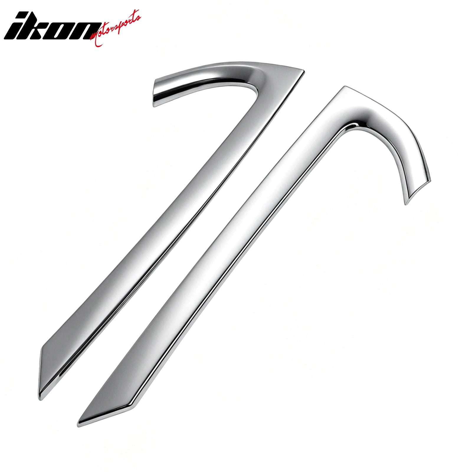 Fits 2007-2012 Kia Rondo A Pillar Molding Trims Garnish Cover Chrome 2PCS Set