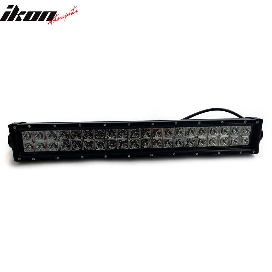 21" 120W LED Light Bar Spot Flood Combo SUV ATV Jeep Offroad Driving