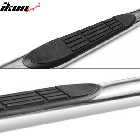 Fits 07-21 Toyota Tundra Double Cab Round Nerf Bars Side Step Running Boards