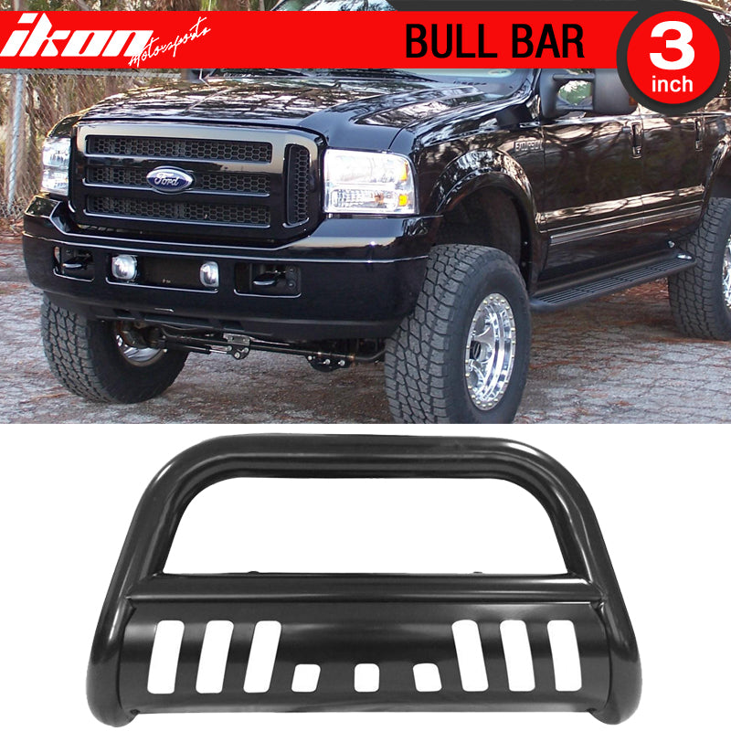 Bull Bar Compatible With 2005-2007 Ford F250 F350 F450 F550 Superduty, Front Bumper Grille Guard by IKON MOTORSPORTS, 2006