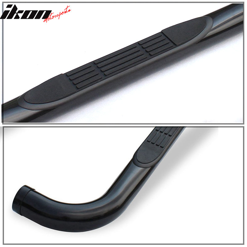 Fits 99-06 Toyota Tundra Extended Cab 3'' Black Side Step Nerf Bar Running Board
