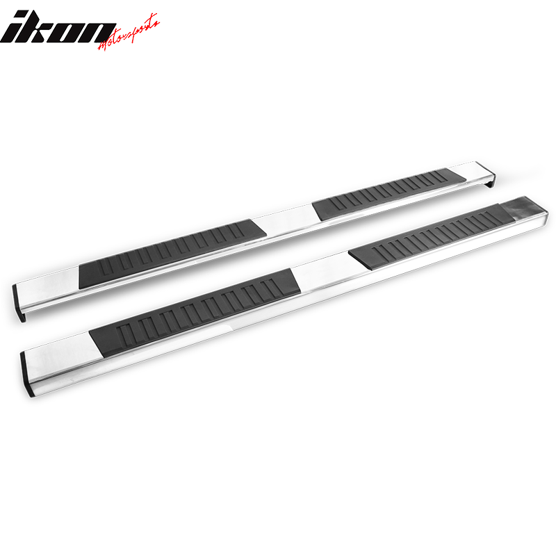 Pair 6" Black Nerf Bars Running Boards For 2015-2022 Chevrolet Colorado GMC Canyon Extended Cab