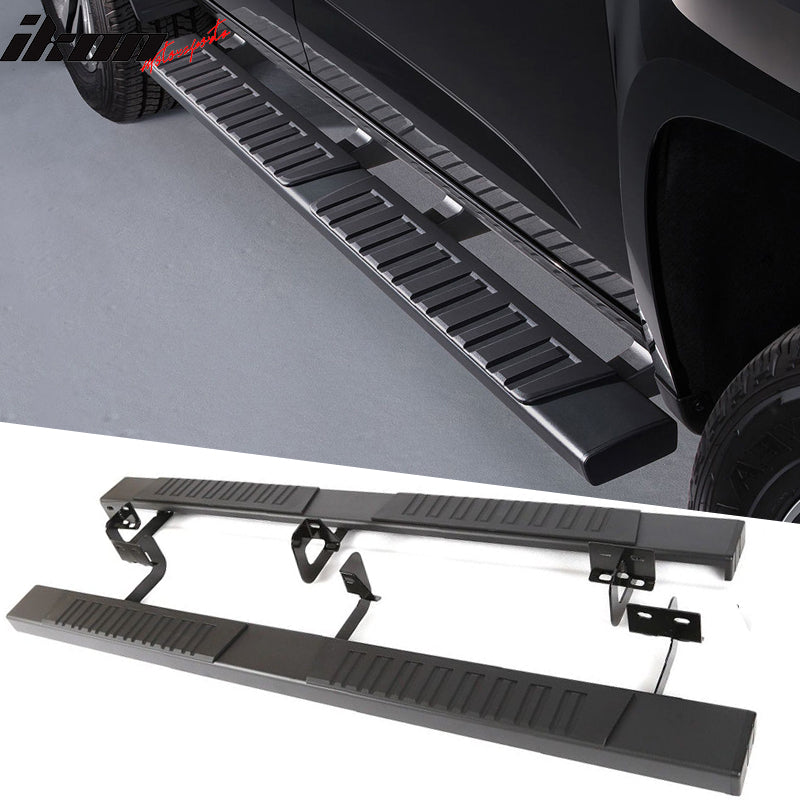 IKON MOTORSPORTS, Running Boards Compatible With 09-14 Ford F150 Super Cab