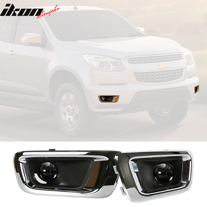 Fits 04-12 GMC Canyon Chevy Colorado Assembly Fog Lights Lampsin Pair