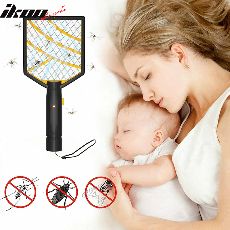 DC Power Handheld Mosquito Swatter Killer Racket Fly Swatter Zapper