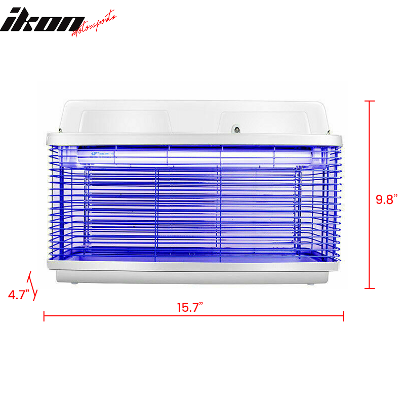 IKON MOTORSPORTS, 20W UV Light Tube Electronic Lamp Resdential Bug Zapper Pest Control Bug Zapper