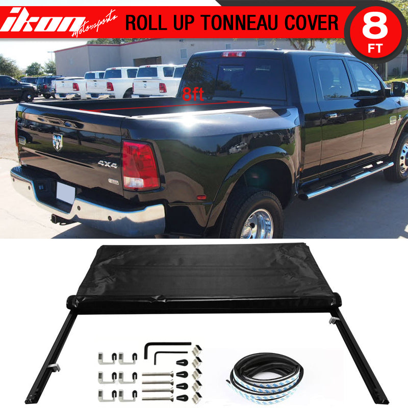 2002-2017 Dodge Ram 1500 8 Feet Roll and Lock Soft Style Tonneau Cover