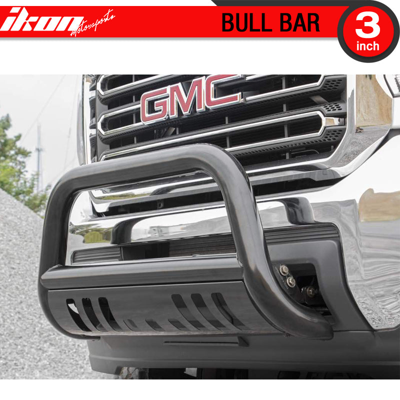 Bull Bar Compatible With 2007-2014 Chevy Silverado GMC Sierra 2500