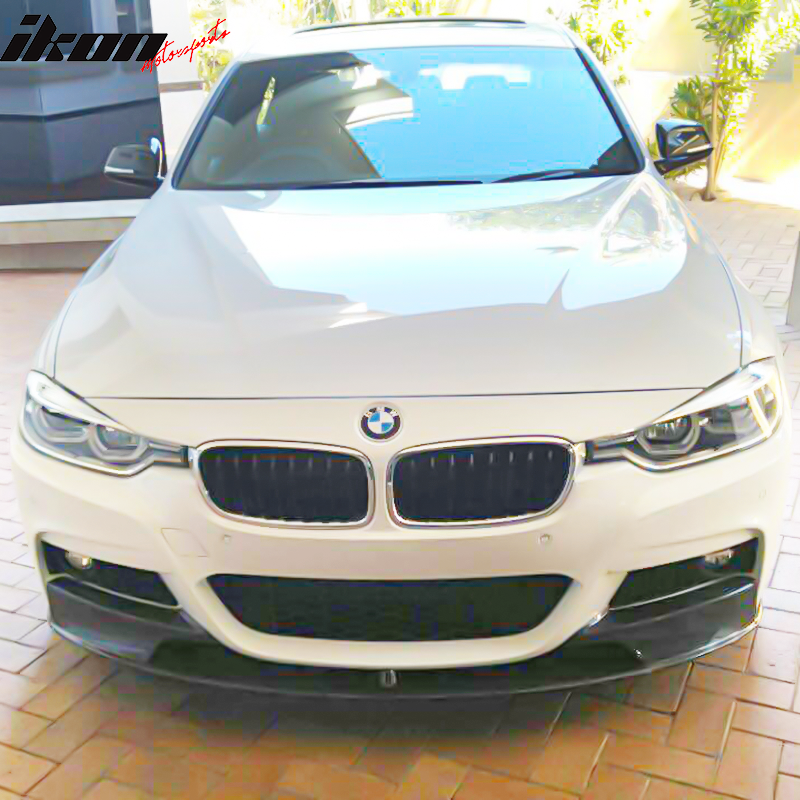 IKON MOTORSPORTS, Front Bumper Lip Compatible With 2012-2018 BMW 3