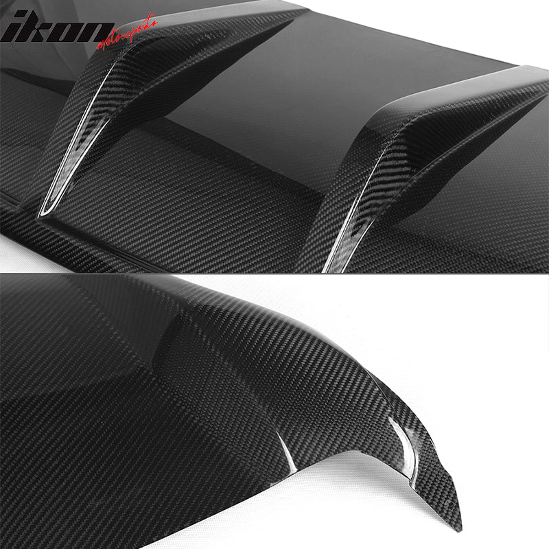 IKON MOTORSPORTS, Rear Diffuser Compatible With 2008-2014 BMW X6
