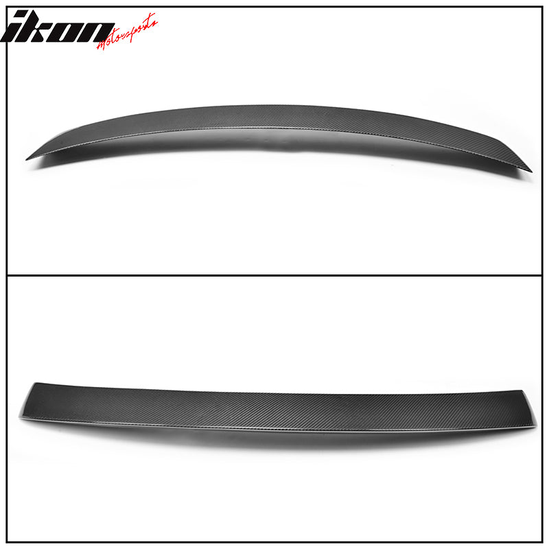 IKON MOTORSPORTS, Roof Spoiler Compatible With 2008-2017 A5 B8 Coupe, CA Style Carbon Fiber, 2009 2010 2011 2012 2013 2014 2015 2016