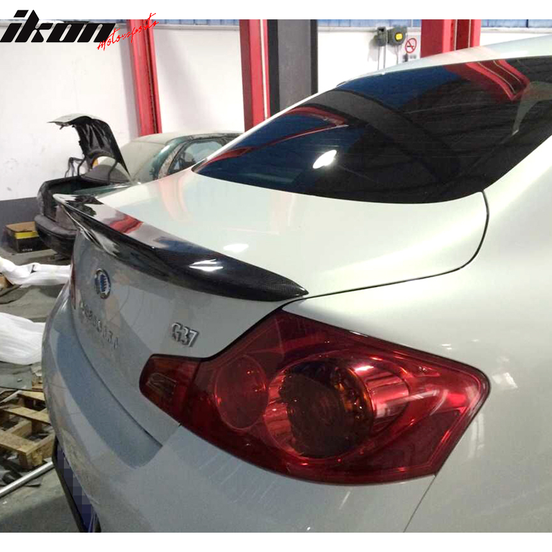 IKON MOTORSPORTS, Trunk Spoiler Compatible With 2010-2013 Infiniti G37 ...