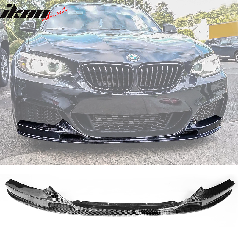 IKON MOTORSPORTS, Front Bumper Lip Compatible With 2014-2020 BMW 2