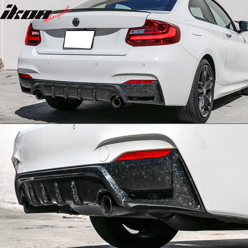 2014-2021 BMW 2-Series F22 AP Style Rear Diffuser Forged Carbon Fiber