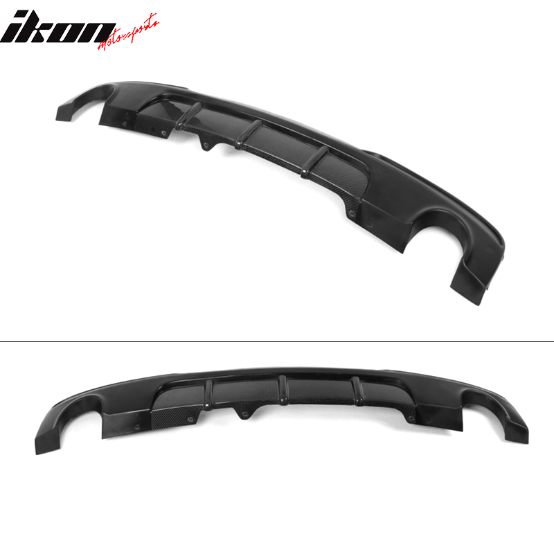 For E90 E92 F30 F10 G30 Rear Bumper Diffuser Carbon 5 Fins Spoiler Lip Splitter For E90 E92 F30 F10 G30 Rear Bumper Diffuser Carbon 5 Fins Spoiler Lip Splitter