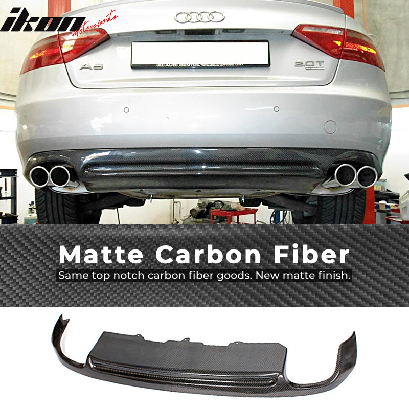 Carbon Fiber / FRP Rear Lip Diffuser Spoiler for Audi A5 Standard