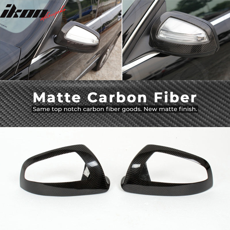 2010 2011 2012 2013 2014 C-Class Carbon offers fiber mirror covers. stick on brand new. C250 C300 C350 Coupe Sedan C63 (Pair)