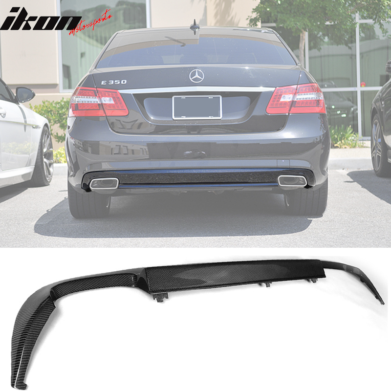 IKON MOTORSPORTS, Rear Diffuser Compatible With 2010-2013 Mercedes-Benz ...