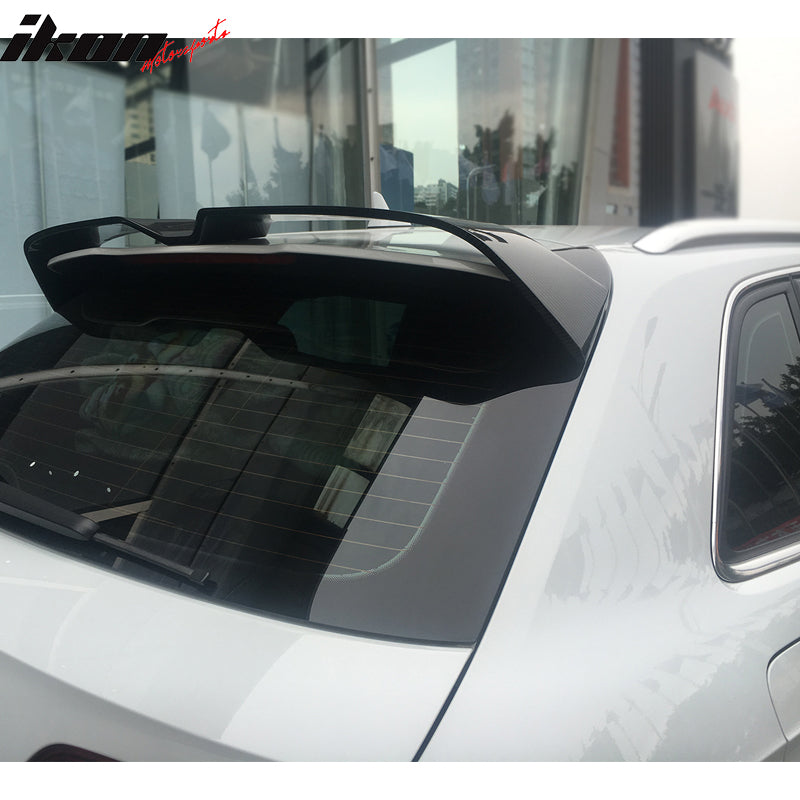 IKON MOTORSPORTS, Roof Spoiler Compatible With 2014-2018 Audi A3