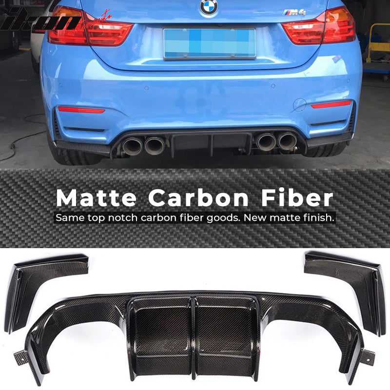 Rear Diffuser for 2015-2020 BMW M3 F80 M4 F82 Carbon Fiber V