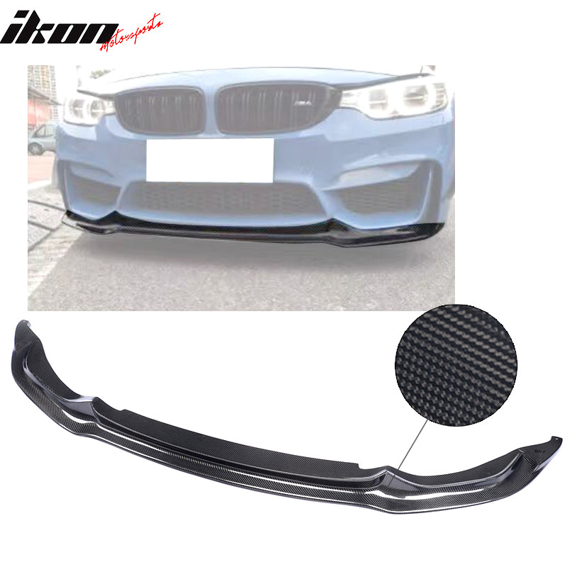 IKON MOTORSPORTS, Front Bumper Lip Compatible With 2015-2020 BMW