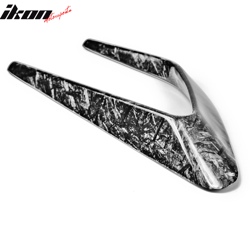 Fits 15-18 Bnez C-Class W205 Front + Rear Side Vents Spoiler Forged Carbon Fiber