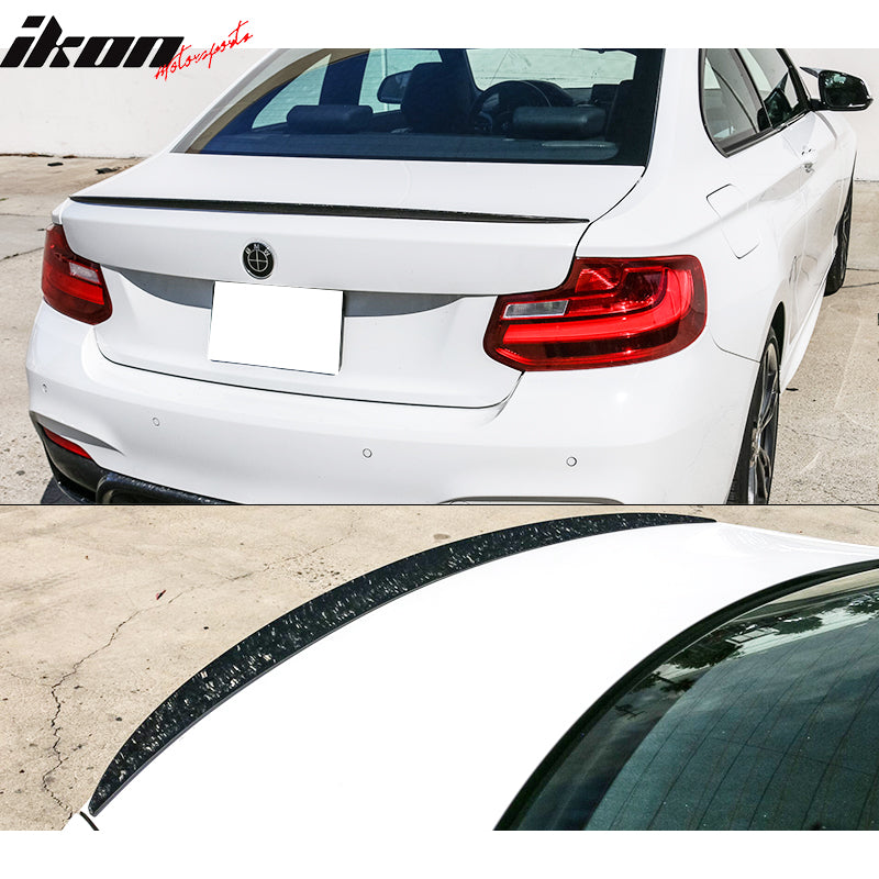 IKON MOTORSPORTS, Trunk Spoiler Compatible With 2016-2021 BMW F87