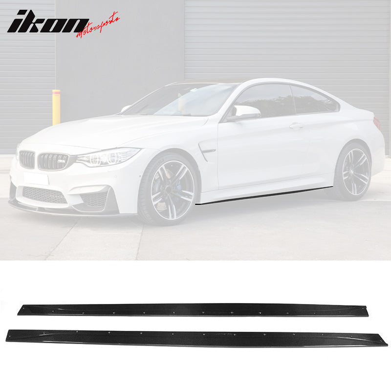 Side Skirts for 2015–2020 BMW M4 F82 Carbon Fiber – Ikon Motorsports