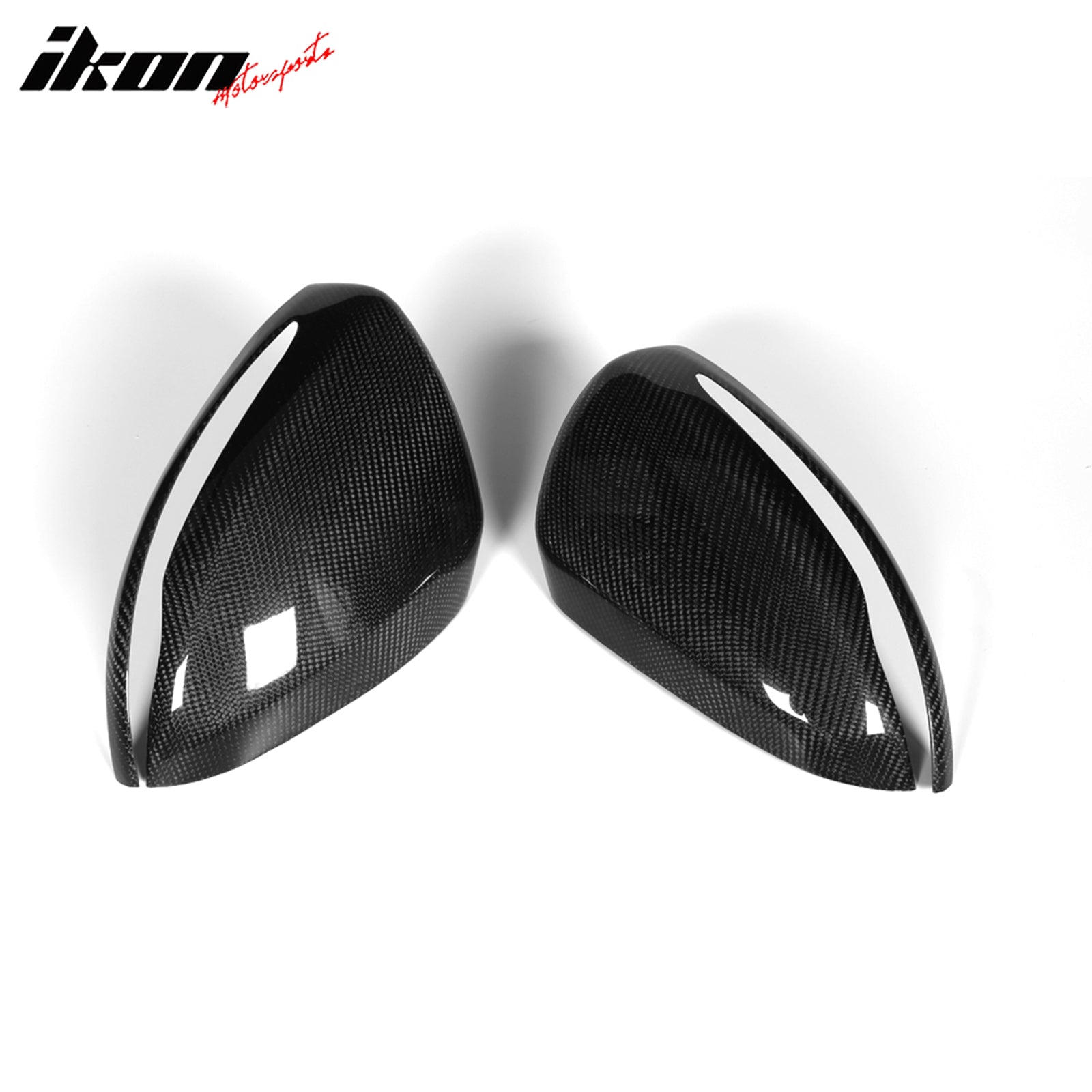 IKON MOTORSPORTS, Mirror Cover Compatible With 2015-2018 Mercedes