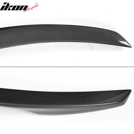 Fits 14-24 Infiniti Q50 V37 OE Style Trunk Spoiler Wing - Matte Carbon Fiber