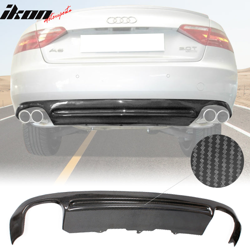 Carbon Fiber / FRP Rear Lip Diffuser Spoiler for Audi A5 Standard