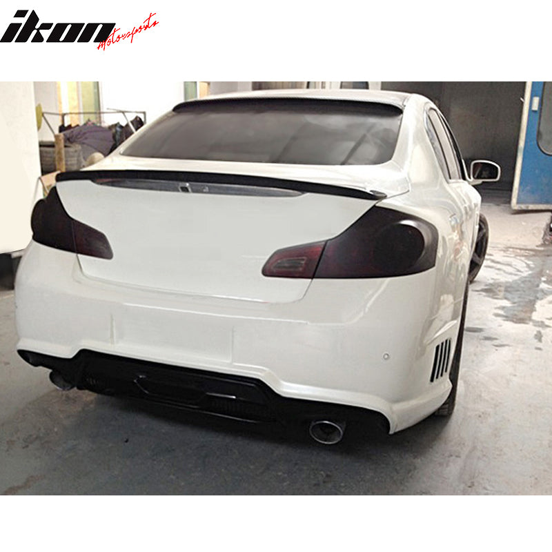 IKON MOTORSPORTS, Roof Spoiler Compatible With 2007-2015 Infiniti G35 ...