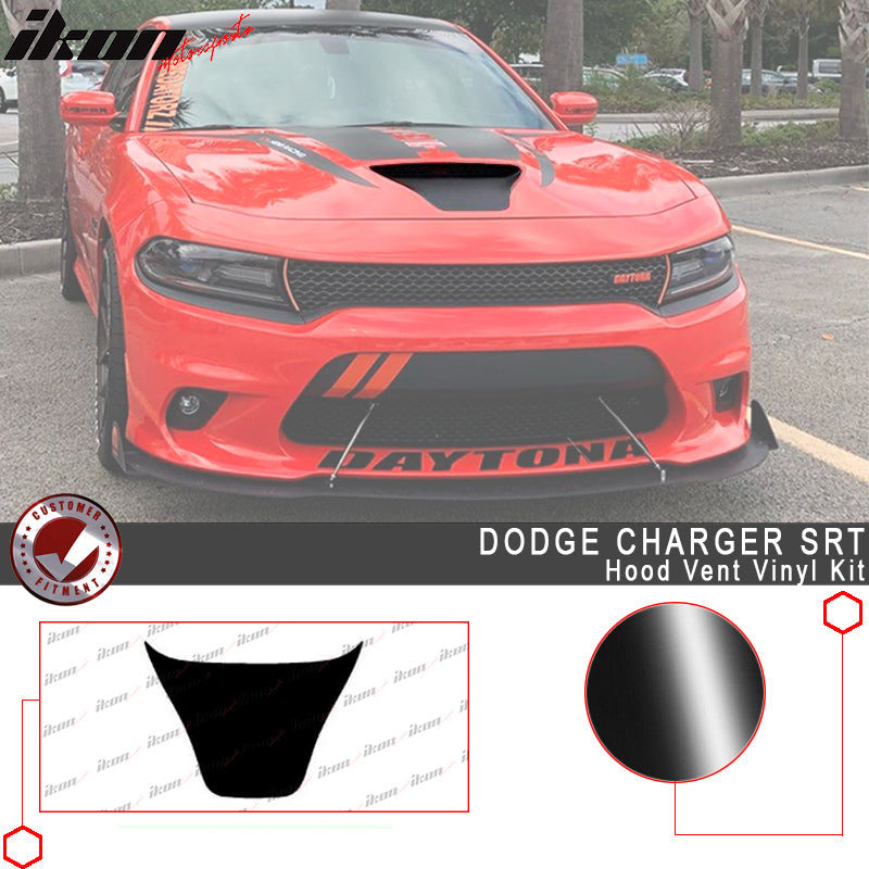 IKON MOTORSPORTS Compatible With 2015-2023 Dodge Charger SRT Hood ...