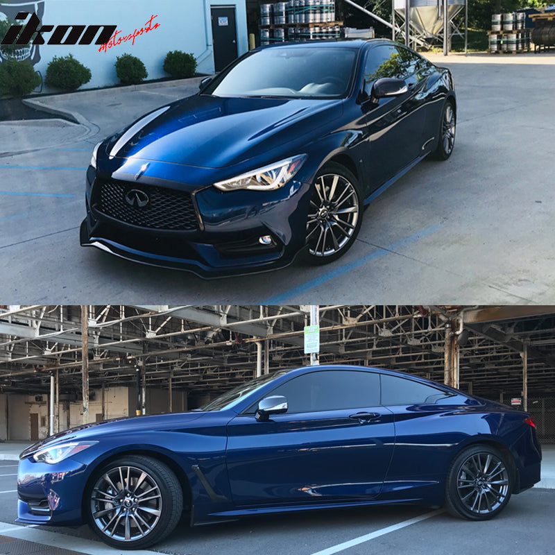 Chrome Delete Blackout Overlay For 2017-22 Infiniti Q60 Q60S - Foto 10